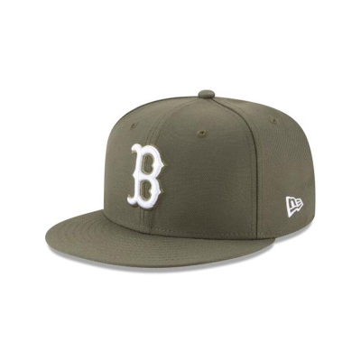 Boston Red Sox Gorra | New Era MLB 59fifty Fitted Cap Mexico - Verdes